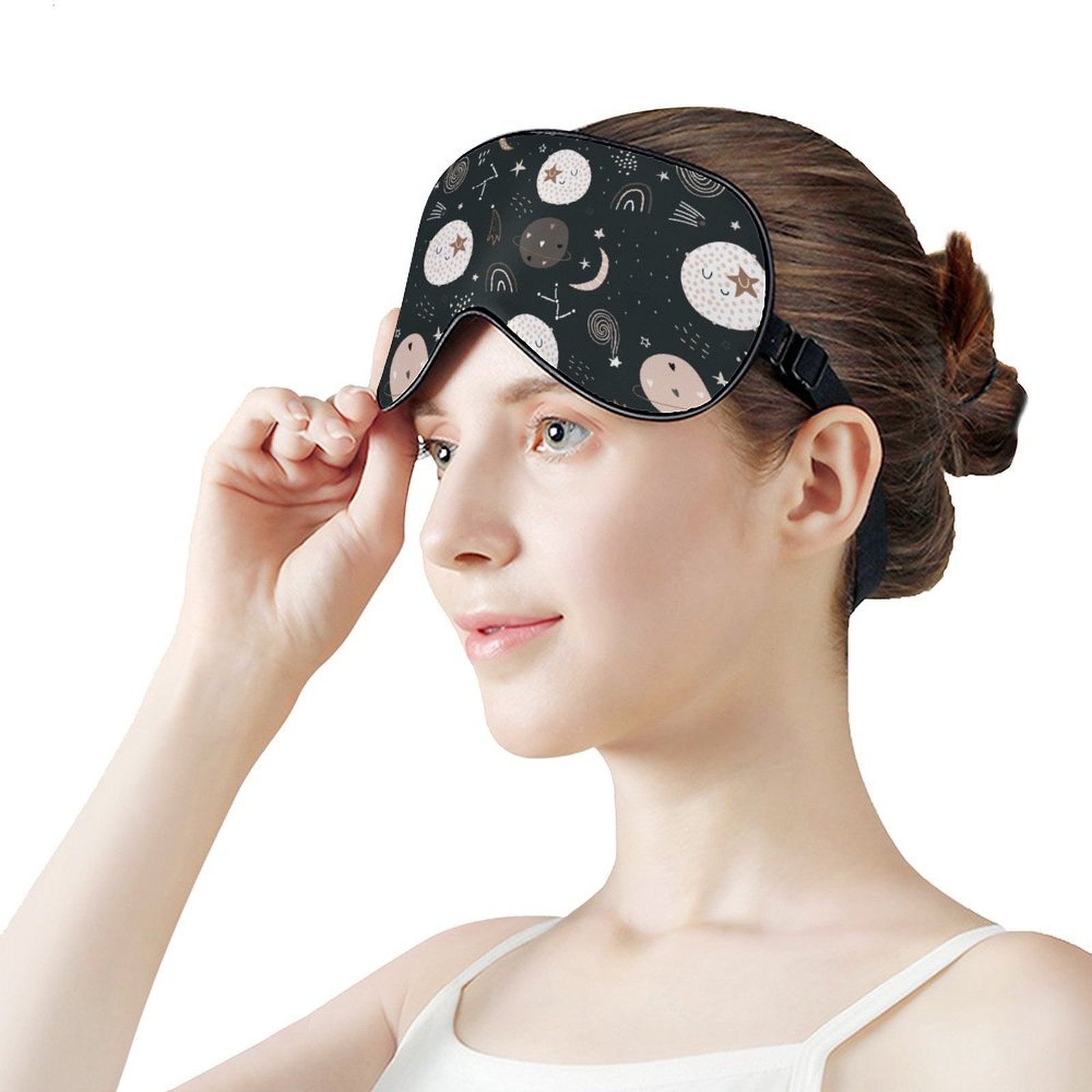 Moons and Planets Sleep Mask InterestPrint