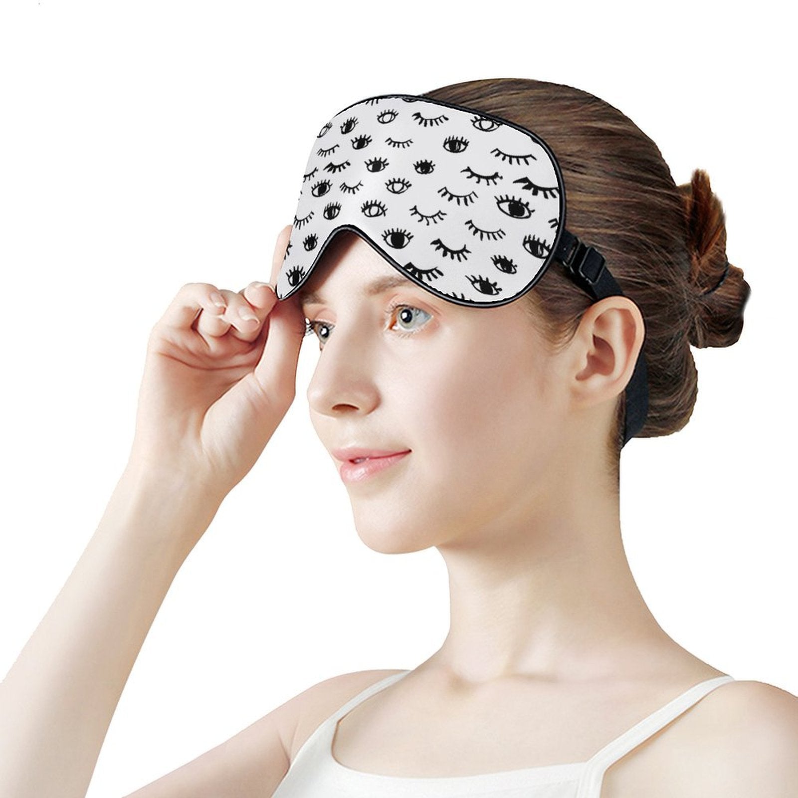 Long Lashes Sleep Mask InterestPrint