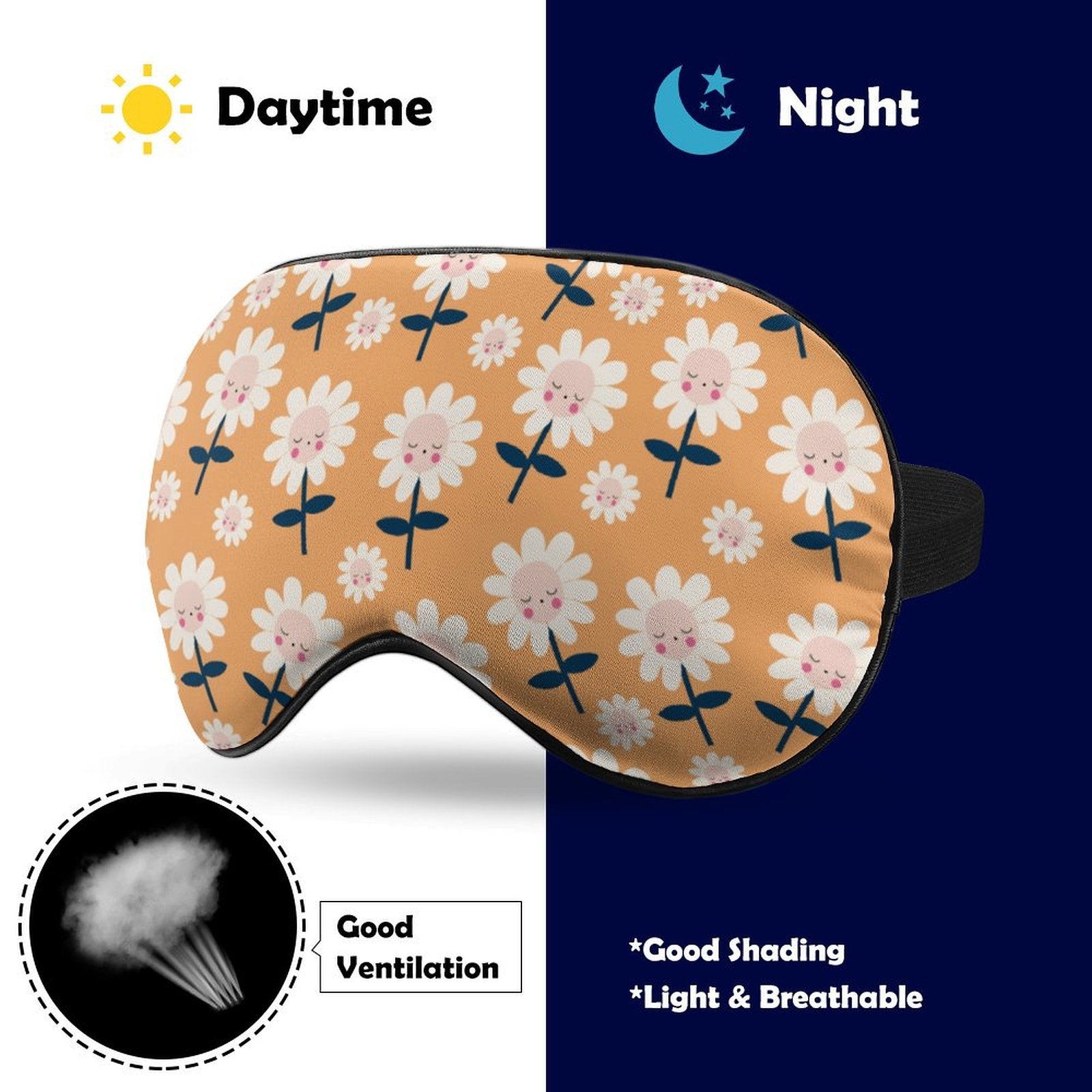 Daisies Sleep Mask InterestPrint