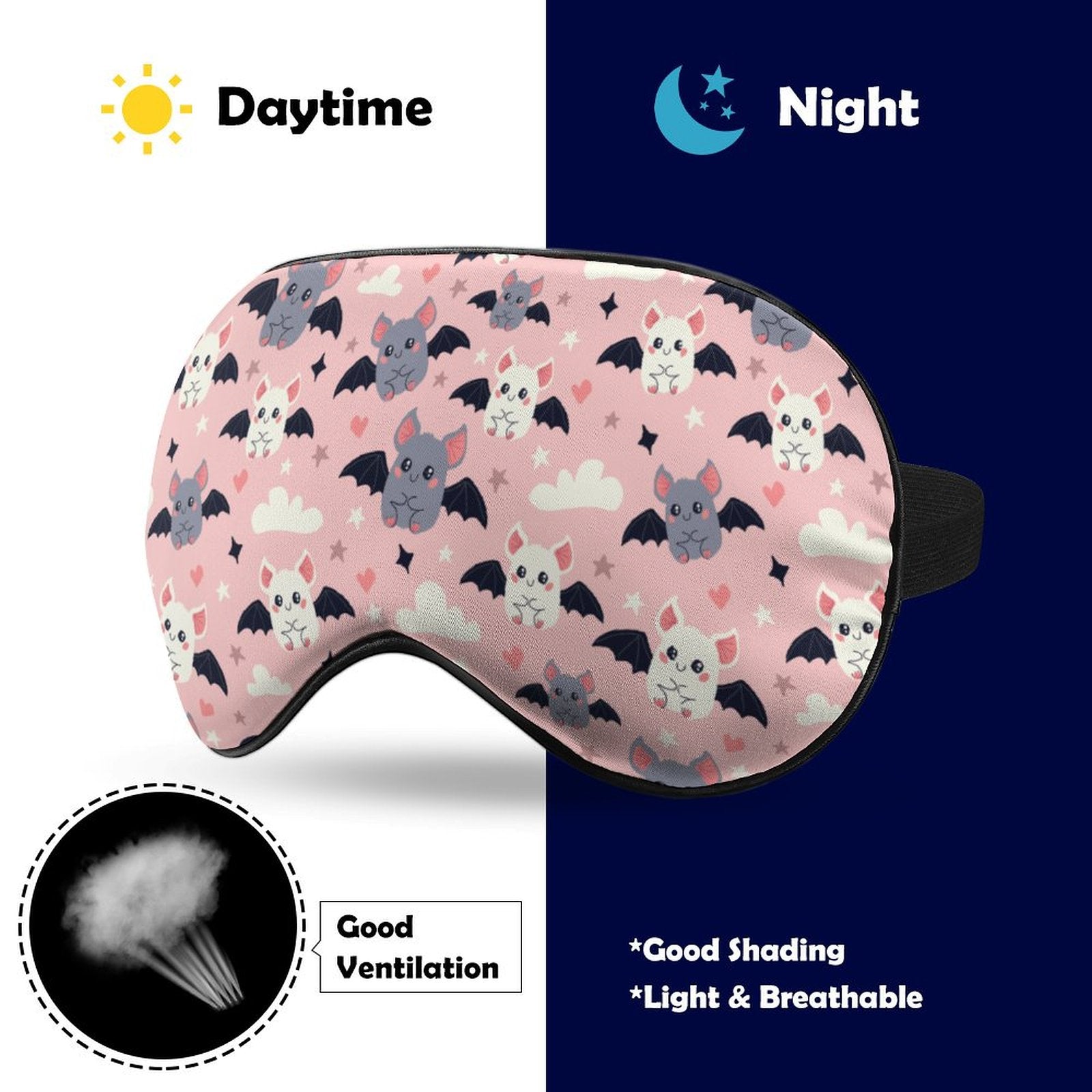 Baby Bats Sleep Mask InterestPrint
