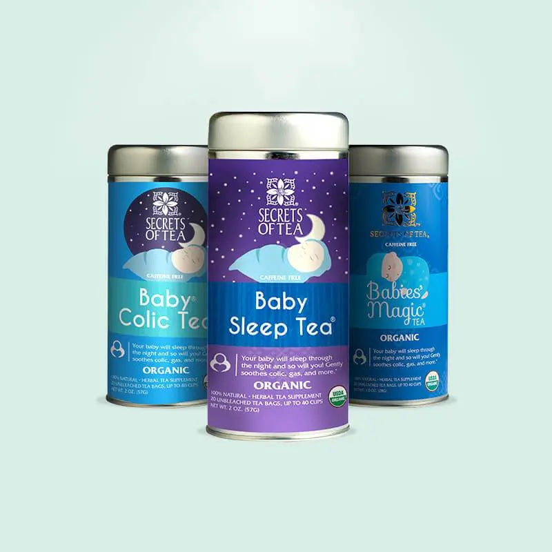 Baby Colic, Magic, & Sleep Tea Pack Green Asteria