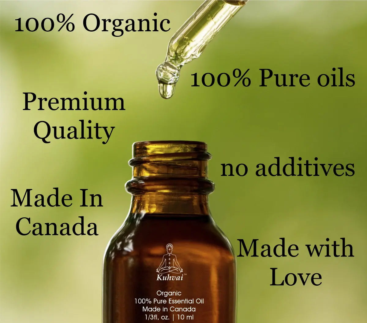 Kuhvai Organic Sleep Blend oil - Made in Canada Amethyst Aether
