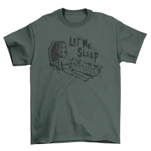 Let Me Sleep T-Shirt Turquoise Theseus
