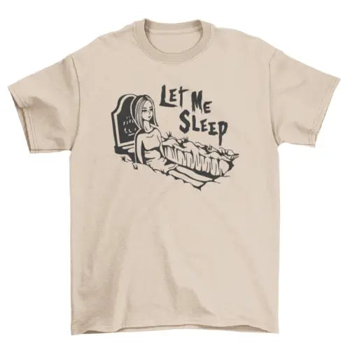 Let Me Sleep T-Shirt Turquoise Theseus