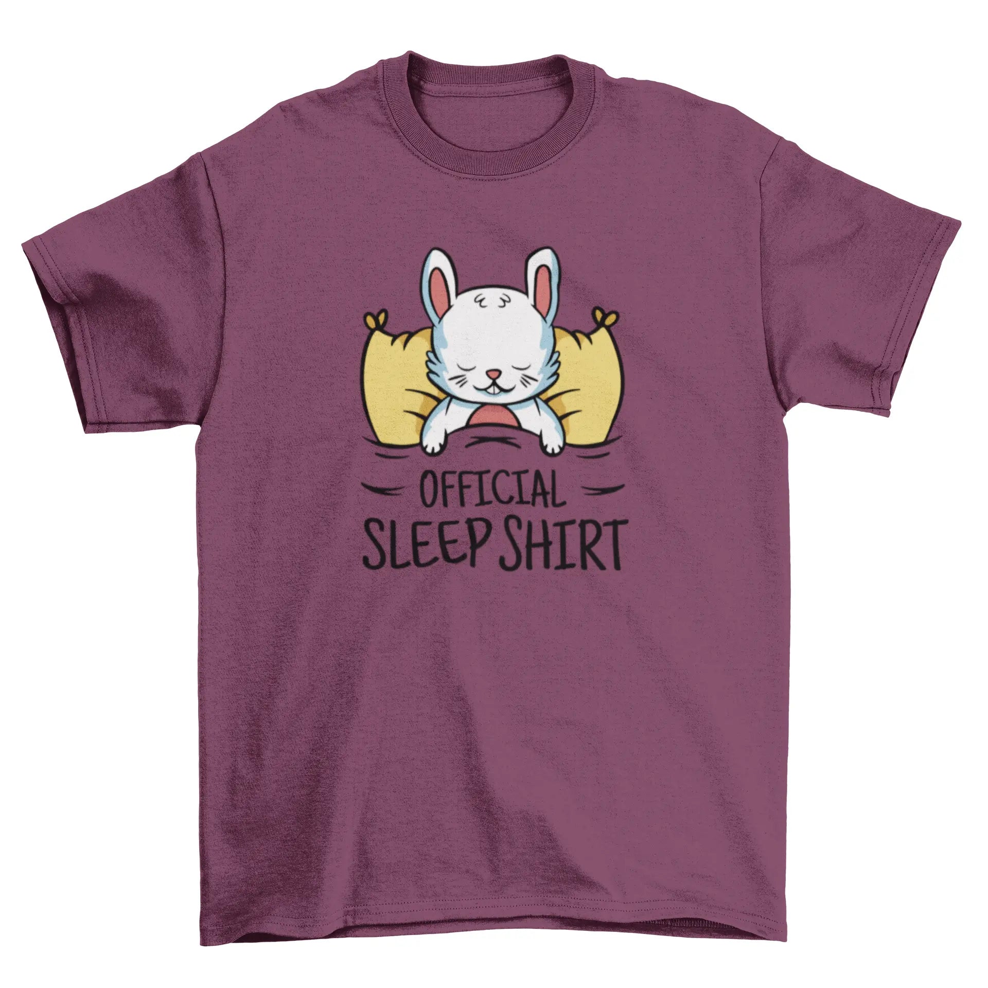 Official Sleep Shirt Rabbit T-Shirt Design Turquoise Theseus