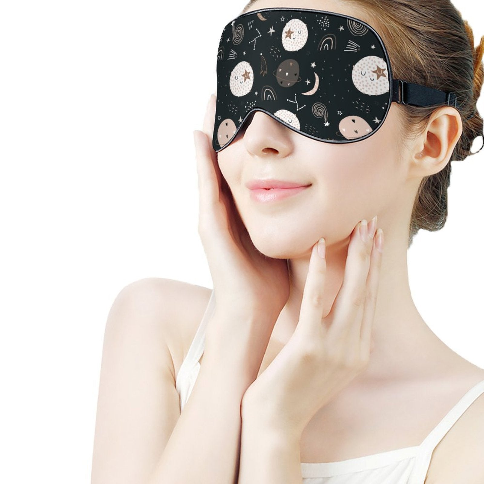 Moons and Planets Sleep Mask InterestPrint