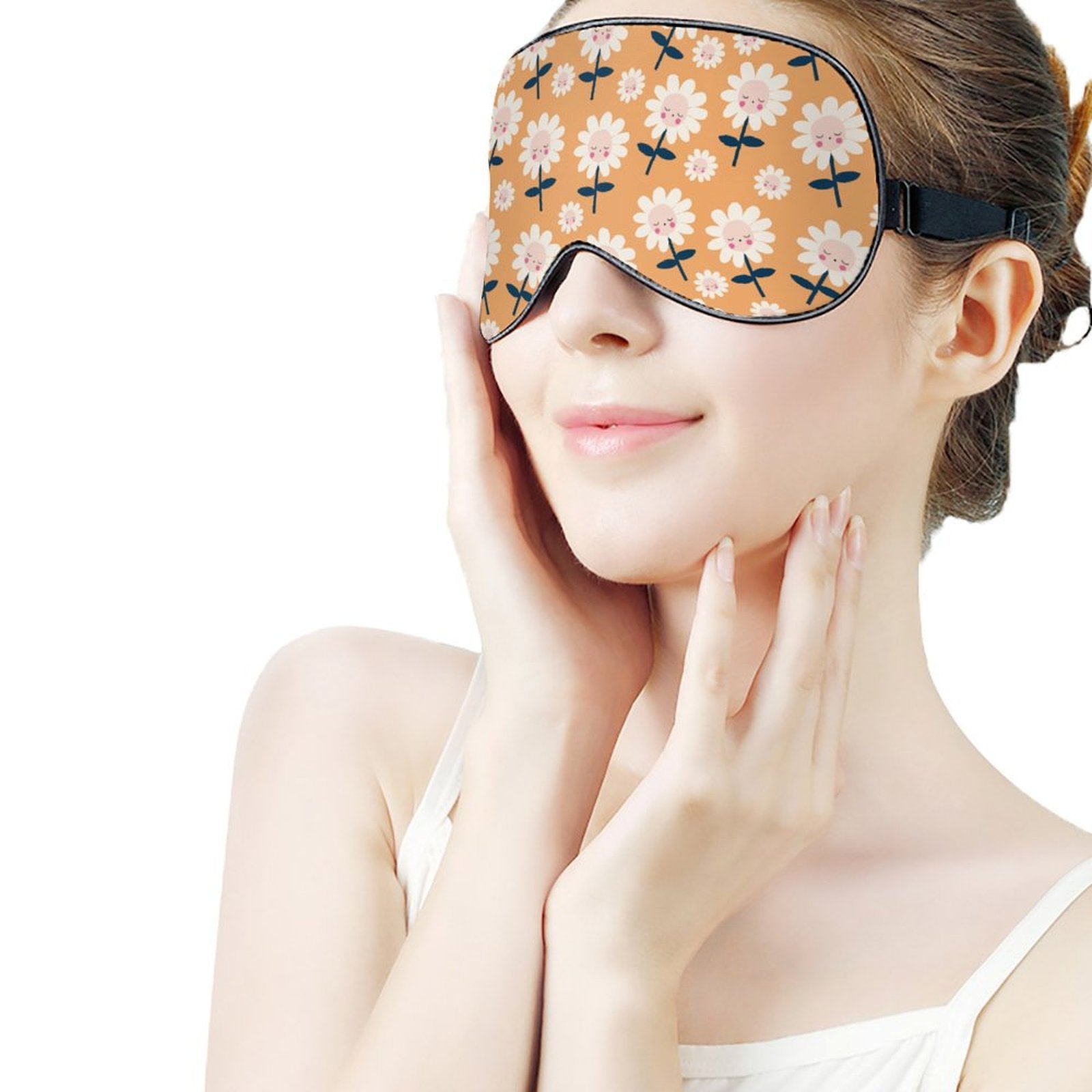 Daisies Sleep Mask InterestPrint