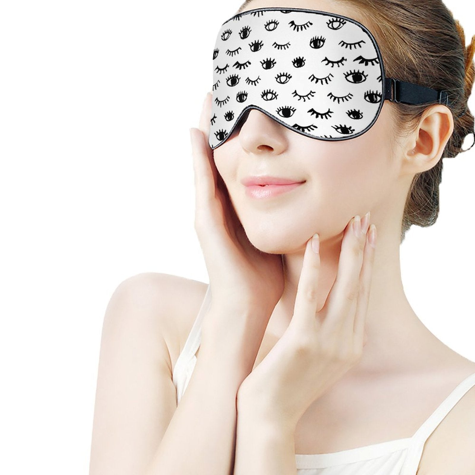 Long Lashes Sleep Mask InterestPrint