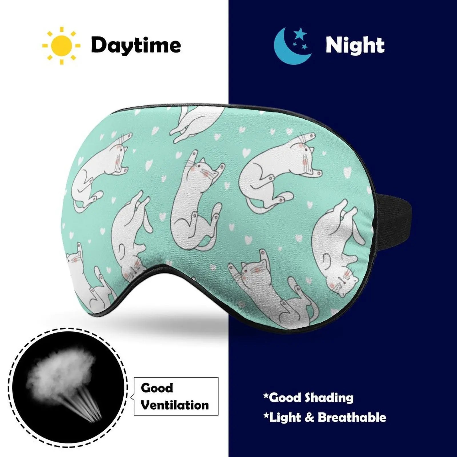 Lazy Kitty Sleeping Mask - Sleeping Cutie