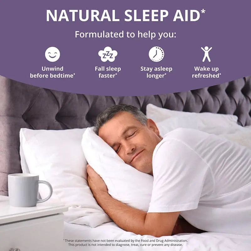 Sleep Xtra, Natural Non-Habit Forming Sleep Aid for Teens & Adults, 60 Tan Winterberry